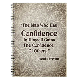 Carnet L'homme qui a - Citation positive