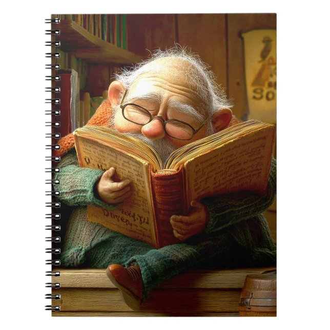 Carnet L'homme qui lit (Devant)