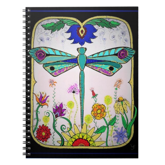 Carnet libellule (Devant)