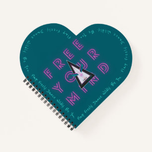 Carnet Libérez votre esprit Free Flamant rose spirituel e