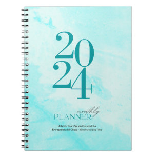 Carnet Libérez votre zen turquoise