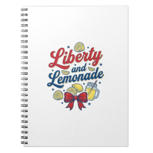 Carnet Liberté et limonade patriotique Lemon Vector T-Shi