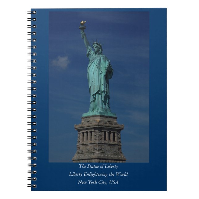 Carnet Liberty Enlightening the World - Statue de la Libe (Devant)