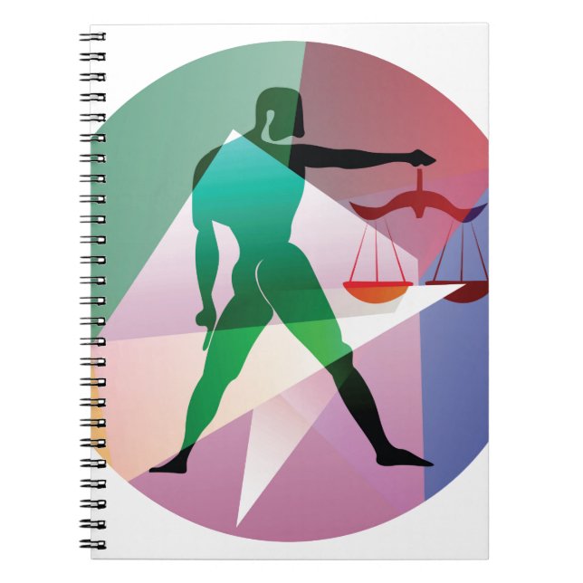 Carnet libra abstraite (Devant)