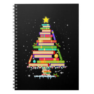 Carnet libraire de noël de l'arbre de Noël