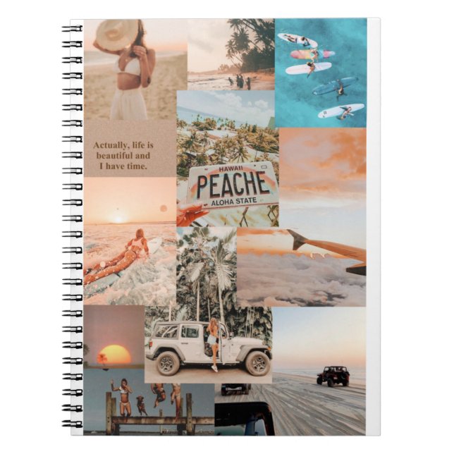 Carnet Libreta aesthetic summer vibes collage (Devant)