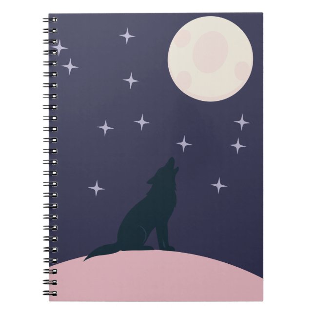 Carnet libreta con diseño lobo (Devant)