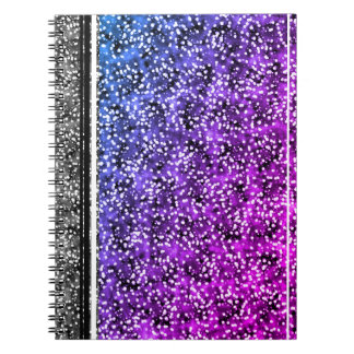 Carnet  Libreta con espiral de diseño abstracto.