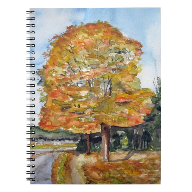 Carnet Libreta con Fæ lledparken en acuarela (Devant)