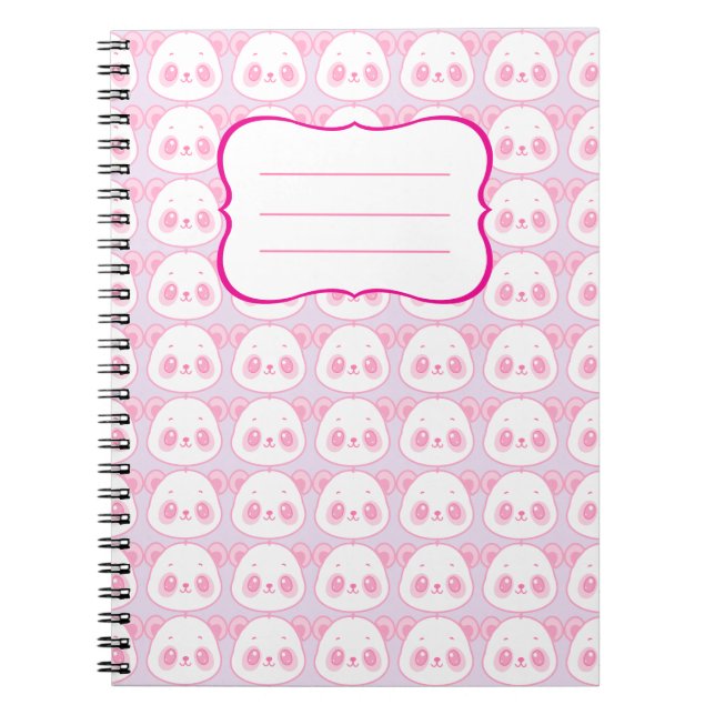 Carnet Libreta Sweet Panda  (Devant)
