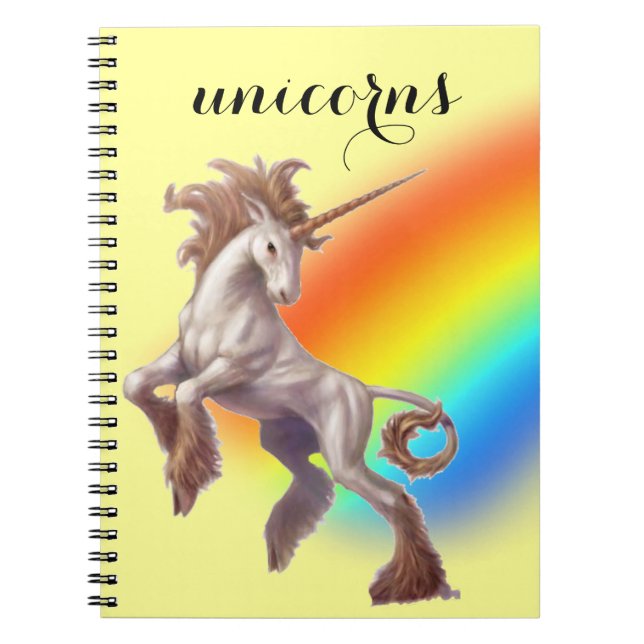 Carnet licorne (Devant)