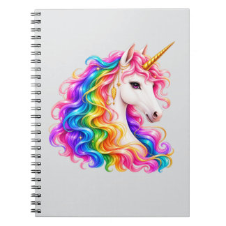 Carnet Licorne Arc-en-Ciel