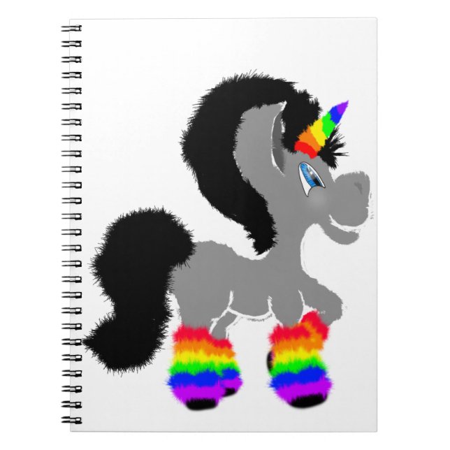 Carnet Licorne brouillée (Devant)