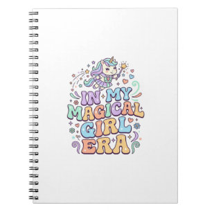 Carnet Licorne Dans Mon Autocollant Kawaii d'Ère de Magic