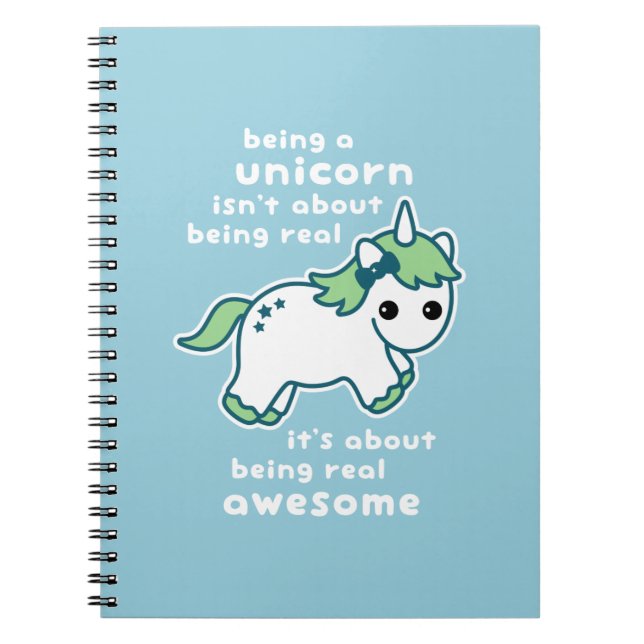 Carnet Licorne impressionnante (Devant)