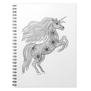 Carnet Licorne magique inspirée