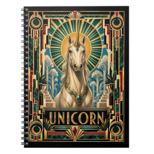Carnet Licorne, mythique Art déco