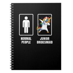 Carnet Licorne qui fait le dab Enfants Demoiselle d'Honne