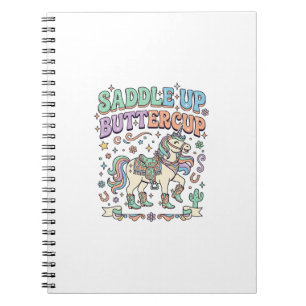 Carnet Licorne Sellez Buttercup Kawaii Typographie Desi