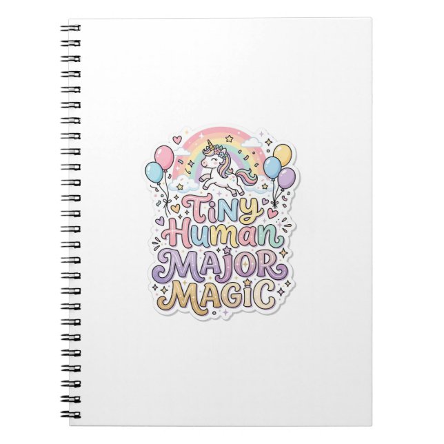 Carnet Licorne Tiny Human Major Magic Premium Vector Vect (Devant)