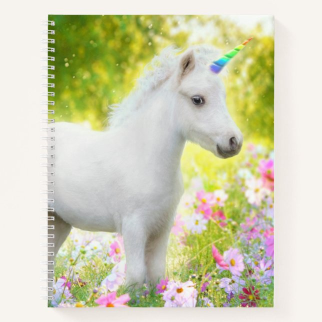 Carnet Licorne White Pony (Devant)