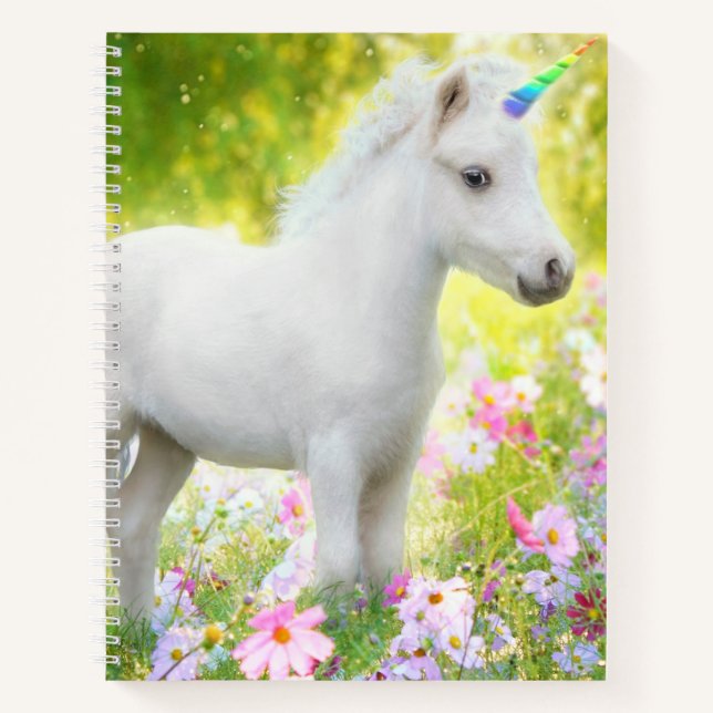 Carnet Licorne White Pony (Devant)