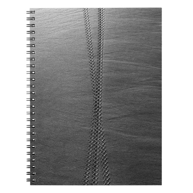 Carnet Lien de chaîne en argent sur textile gris (Devant)