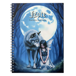 Carnet Lien sous la Lune – Le Loup et la Fée Gothique.