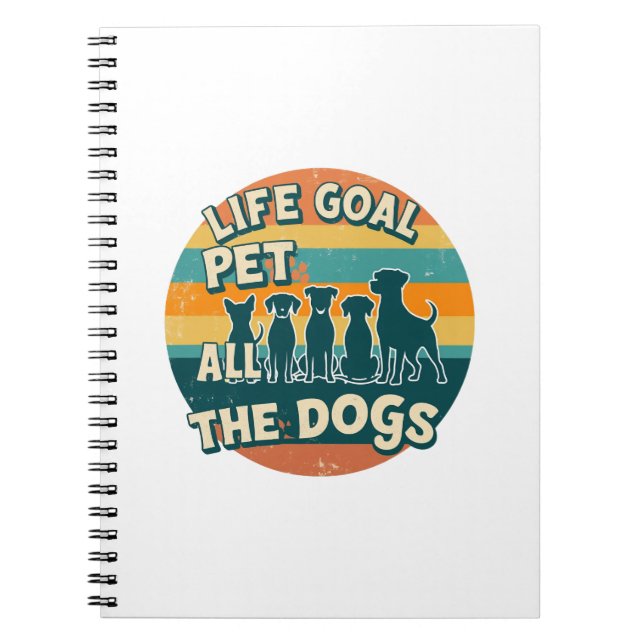 Carnet Life Goal Pet All The Dogs Copy (Devant)