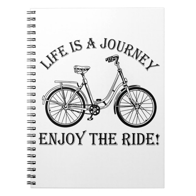 Carnet Life Is A Journey Enjoy The Ride (Devant)