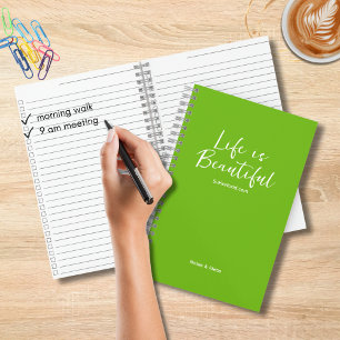 Carnet Life is Beautiful Blog Website Green Checklist