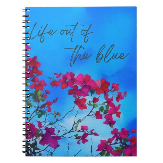 Carnet Life out of the blue (Devant)