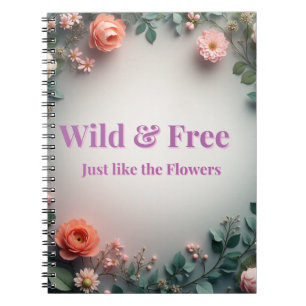 Carnet Ligne artistique florale sauvage et libre Design