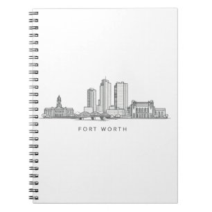 Carnet Ligne artistique minimaliste de l'horizon de Fort 
