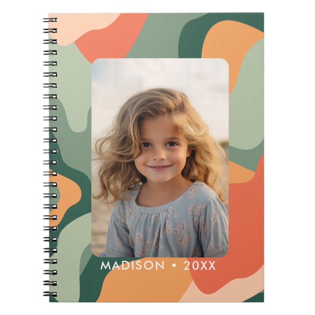 Carnet Ligne biologique Art Abstrait - 1 Photo Jade Tange (Devant)