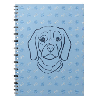 Carnet Ligne de Beagle, Élégance avec Attitude