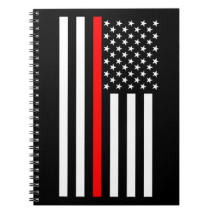 Carnet Ligne rouge mince des États-Unis