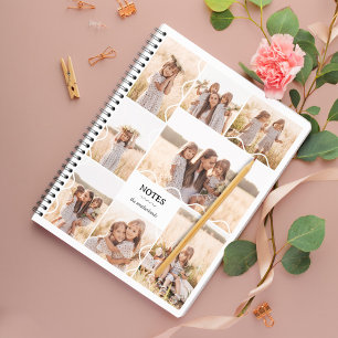 Carnet Lignes de vague modernes minimes Collage photo mul