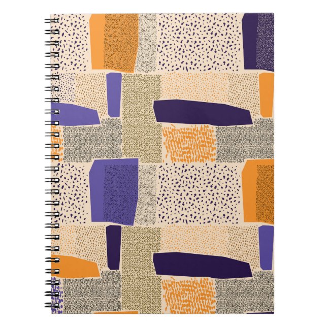 Carnet Lignes géométriques éparses : Art Abstrait (Devant)