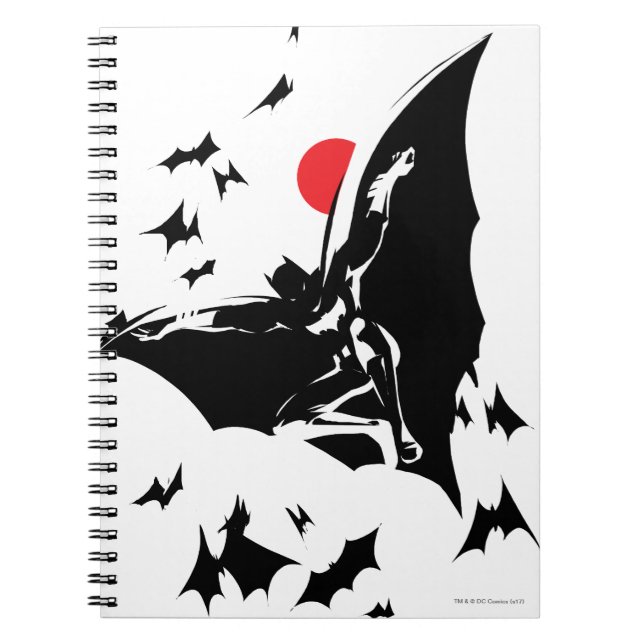 Carnet Ligue de Justice | Batman dans le nuage de chauves (Devant)