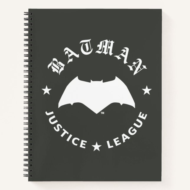Carnet Ligue de Justice | Batman Retro Bat Emblem (Devant)