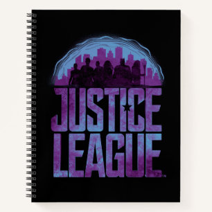 Carnet Ligue de Justice Justice League City Silhouette