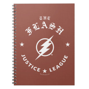 Carnet Ligue de Justice L'Emblème Flash Retro Lightning