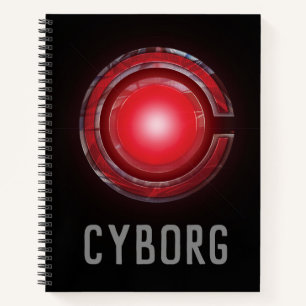 Carnet Ligue de Justice   Symbole Cyborg brillant