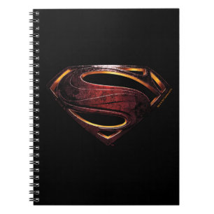 Carnet Ligue de Justice   Symbole de superman métallique