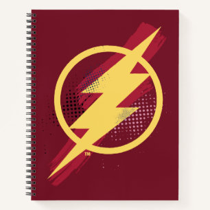 Carnet Ligue de Justice Symbole Flash brosse et demi-to