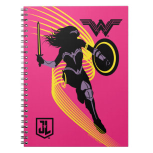 Carnet Ligue de Justice   Wonder Woman Icon Silhouette