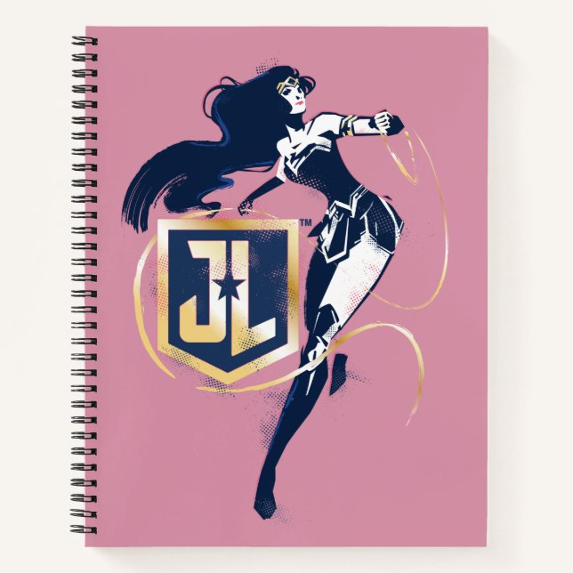 Carnet Ligue de Justice | Wonder Woman & JL Icon Pop Art (Devant)