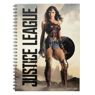 Carnet Ligue de Justice Wonder Woman Sur Le Champ De Ba