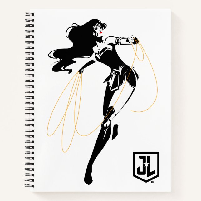 Carnet Ligue de Justice | Wonder Woman with Lasso Pop Art (Devant)
